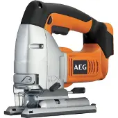AEG Akku-Stichsäge BST18X-0 18V Solo-Version inkl. 2x Sägeblätter, Spanreisschutz, Gleitsohle im Karton