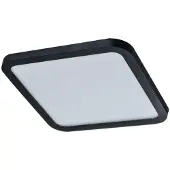 Azzardo AZ4331 Deckenleuchte SLIM 22 SQUARE 4000K IP44 schwarz