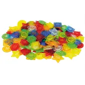 TickiT Stackable Buttons, 3 Jahr(e), Acryl, Durchscheinend, Mehrfarbig