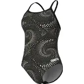 Arena - Women's Fireflow Swimsuit Lightdrop Back - Badeanzug Gr 34 grau/schwarz