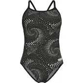 Arena - Women's Fireflow Swimsuit Lightdrop Back - Badeanzug Gr 36 grau/schwarz