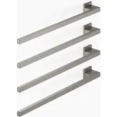 Dornbracht Handtuchwärmer, 4-fach, Ausladung links, Breite 600mm, 83304980-99, Farbe: Dark Platinum gebürstet