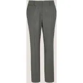 MADELEINE Bügelfaltenhose "Schurwollhose Bügelfaltenhose mit Formbund", Damen, Gr. 34, N + K Gr, grau (grau, melange), Obermaterial: 100% Schurwolle WV., Modern, Hosen Bügelfaltenhose, Schurwollhose