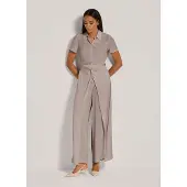 MADELEINE Stoffhose "Palazzo-Hose Sommerliche Stoffhose mit Überwurf" Weite Hose mit Überwurf