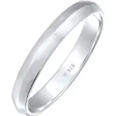 Elli Silberring "Ring Paaring Basic Trend Stapelring 925 Silber" Gr. 60, silber, Fingerringe, Damen, 60, Silber 925 (Sterlingsilber), Silberring