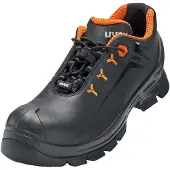 Uvex 2 MACSOLE Sicherheitsschuh S3L Halbschuh Leder Größe 39 Weite 11 schwarz/orange 39 - 6522239 - schwarz/orange