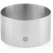 Hendi Runder Edelstahl-Bäckereirand, Höhe 50 mm, Durchmesser 160 mm, 512258