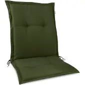 Beautissu HighLux NL Niedriglehner Auflage, 105x50x7cm, Dunkelgrün, Outdoor
