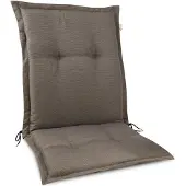 Beautissu HighLux NL Niedriglehner Auflage, 105x50x7cm, Taupe, Outdoor