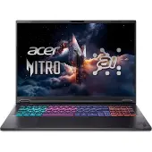 Acer Nitro 18 AI (Obsidian Black, 18" WQXGA, AMD Ryzen AI 7 350, GeForce RTX 5070, 16 GB RAM, 4 TB SSD) mit Windows 11 Pro & Office 2024 Pro