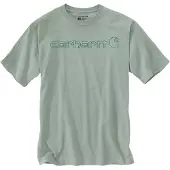 Carhartt - Core Logo S/S - T-Shirt Gr XS türkis