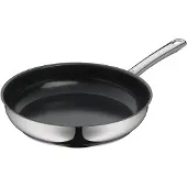 WMF Bratpfanne "Devil, Ø 28 cm, Pfanne Induktion mit Antihaftversiegelung" Cromargan Edelstahl Rostfrei 18/10 TransTherm-Allherdboden, für alle Herdarten geeignet, Edelstahlgriff