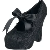 DemoniaCult DEMON-11 Damen Pumps von , Schwarz EU 42, US 12