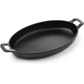 Hendi Pfanne Oval Little Chef 263x140x37 mm Schwarz melamine