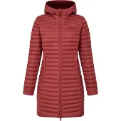 Berghaus Winterjacke Nula Micro Long (warm, wasserabweisend, PFC-frei) rot Damen
