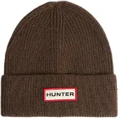 Hunter Unisex. XRU0047251 Mütze-Schal-Set in Braun (OSFA), Lässig, Wolle