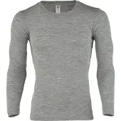 Engel - Shirt L/S - Merinounterwäsche Gr 54/56 grau