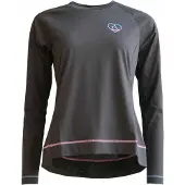 Zimtstern - Women's Pureflowz Eco Shirt L/S - Radtrikot Gr XS grau/schwarz