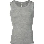 Engel - Achselshirt - Merinounterwäsche Gr 50/52 grau