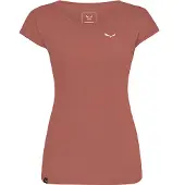 Salewa Puez Melange Dry'ton W Short Sleeve Tee etruscan red melange (1986) 46