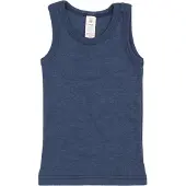 Engel - Kinder-Achselhemd - Seidenunterwäsche Gr 116 blau