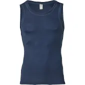 Engel - Achselshirt - Merinounterwäsche Gr 54/56 blau