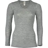 Engel - Women's Unterhemd L/S - Merinounterwäsche Gr 38/40 grau