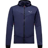 Salewa - Sella Crevasse Hooded Jacket - Fleecejacke Gr 46 blau
