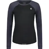 Mons Royale Womens Tarn Merino Long Sleeve black / 9 iron (119) M