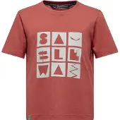 Salewa - Kid's Graphic T-Shirt - T-Shirt Gr 104 rot