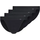 Skiny Slip "Slip 4er Pack", Herren, Gr. S, schwarz, Obermaterial: 100% Baumwolle CO., Unterhosen Slip