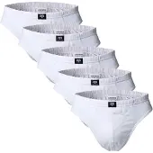Ceceba Slip "Slip Sport Slip 5er Pack 5er Pack", Herren, Gr. XL, weiß, Obermaterial: 100% Baumwolle CO., Unterhosen Slip