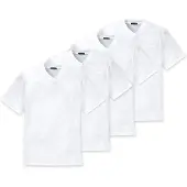 Schiesser T-Shirt "T-Shirt American T-Shirt 4er Pack"