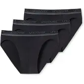 Schiesser Slip UNCOVER BY "Slip 3er Pack", Herren, Gr. 3XL, schwarz, Obermaterial: 95% Baumwolle CO. 5% Elasthan EL., Unterhosen Slip