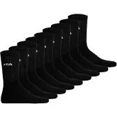 FILA "UNISEX CREW TENNIS FULL TERRY SOCKS" 9 Paar tlg. mit eingestrickem Logo