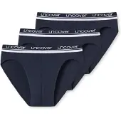 Schiesser Slip , Herren, Gr. 4, 3 Stk., blau (nachtblau), 95% Baumwolle, 5% Elasthan, Unterhosen Slip