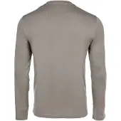Armani Exchange Longsleeve "Longsleeve T-SHIRT 1er Pack", Herren, Gr. L, beige, Obermaterial: 100% Baumwolle CO., Shirts Longsleeve