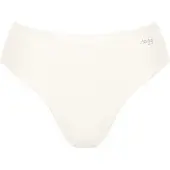 Sloggi Slip "Slip GO Daily Cotton Tai 6P 6er Pack", Damen, Gr. S, weiß, Obermaterial: 95% Baumwolle CO. 5% Elasthan EL., Unterhosen Slip