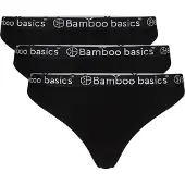 Bamboo Basics String "String EMMA 3er Pack", Damen, Gr. M, schwarz, Obermaterial: 68% Viskose CV. 28% Baumwolle CO. 4% Elasthan EL., Unterhosen String