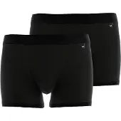 Götzburg Boxershorts GÖTZBURG "Boxershort 2er Pack", Herren, Gr. XXL, schwarz, Obermaterial: 95% Baumwolle CO. 5% Elasthan EL., Unterhosen Boxershorts