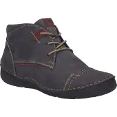 Josef seibel Stiefelette "Fergey 43, titan-kombi", Damen, Gr. 37, grau (titan, kombi), Obermaterial: 100% Rindsleder Leather cow., Schuhe Stiefelette