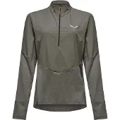 Salewa Pedroc Dry'ton Wind Half Zip Tee W faded green (5A50) 38