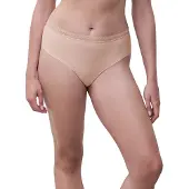 Chantelle Slip "Slip Slip Cozy Chic 1er Pack", Damen, Gr. L, beige (nude), Obermaterial: 80% Modal CMD. 20% Elasthan EL., Unterhosen Slip