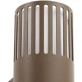 LINDBY Außenwandleuchte Lurinda, 2-flg., braun, Ø10 cm, IP44