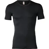 Engel - Shirt S/S - Merinounterwäsche Gr 46/48 schwarz