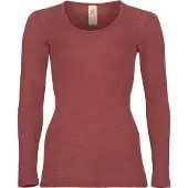 Engel - Women's Unterhemd L/S - Merinounterwäsche Gr 42/44 rot