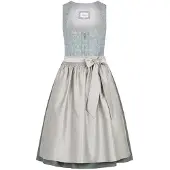 Nübler Dirndl NÜBLER "Midi Dirndl Efia", Damen, Gr. 48, EURO, blau, Obermaterial: 100% Polyester PES., Kleider Dirndl