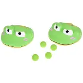 Jokomisiada Frosch Ballwurf Spielset mit 4 Bällen ZA5604
