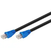 Danicom CAT6 Kabel für den Aussenbereich UTP – 15 Meter – Schwarz