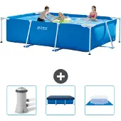 Intex Rechteckiger Frame Pool - 300x200x75 cm - 4-teilig SCB76